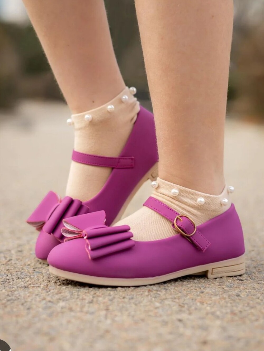 Pipperdoodles By Pip squeaks Pink Bow Shoes Size 29 11c